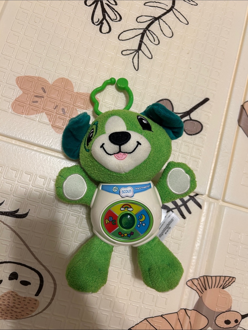Scout Green Interactive Learning Puppy Plush for Kids